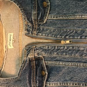 Paris Blues Jackets & Coats - Denim Vest/Corset Top Paris Blues Jackets & Coats - Denim Vest/Corset Top